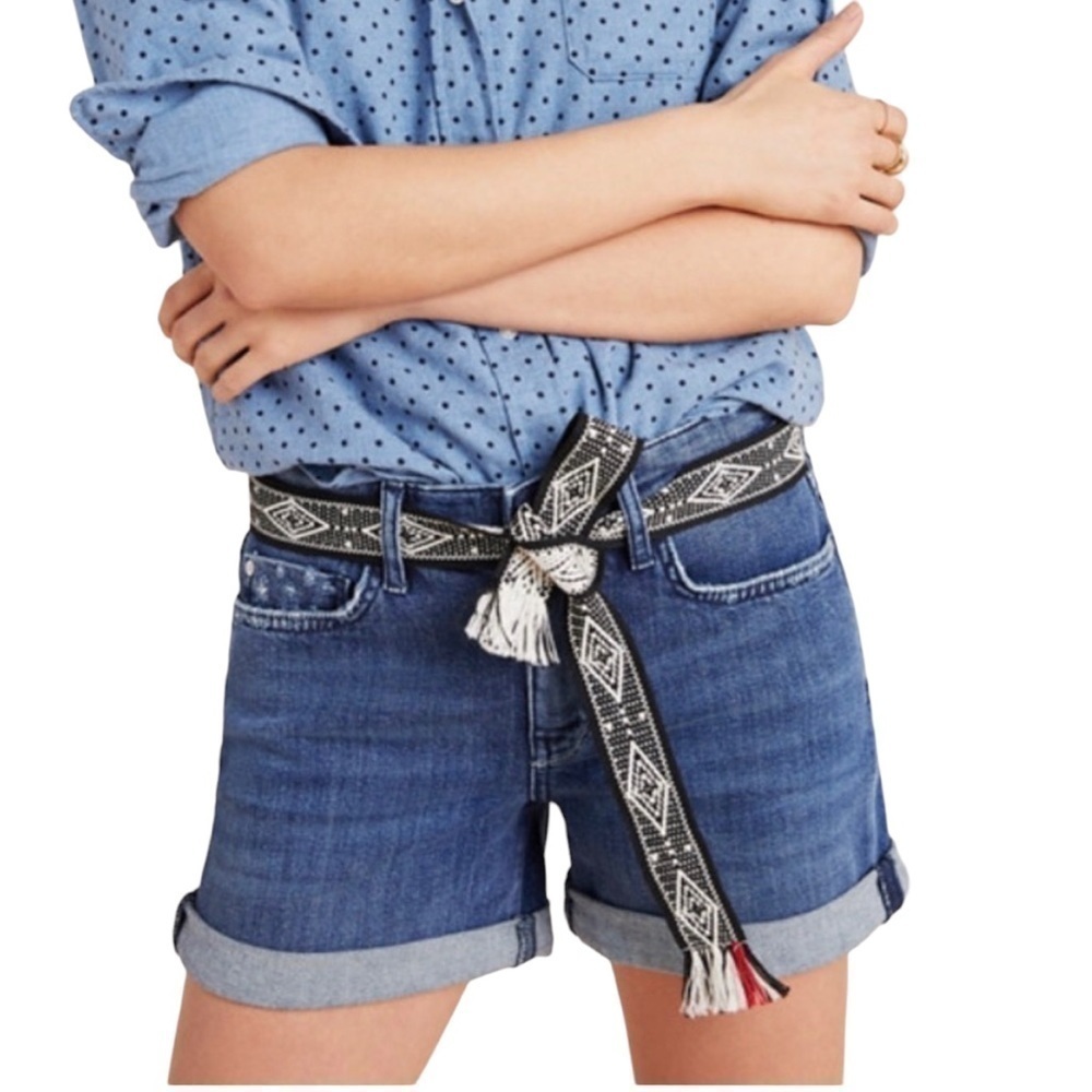 Pilcro x Anthropologie - Boyfriend Slim Denim Jean Shorts Sz 26
